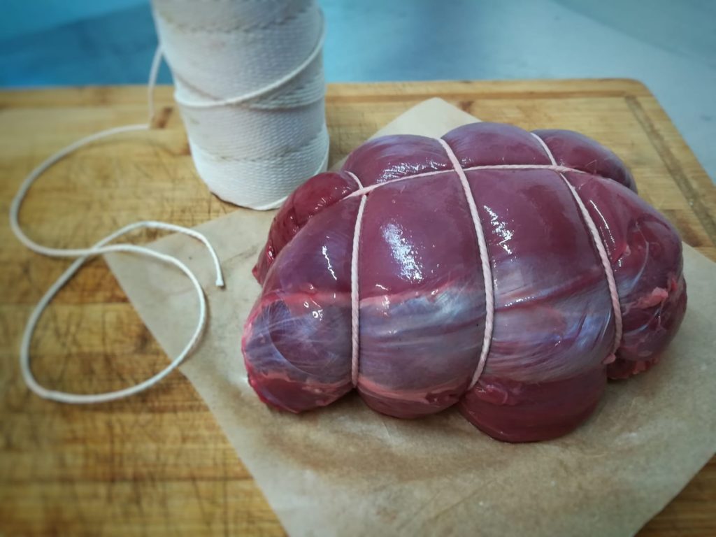 rolled venison haunch
